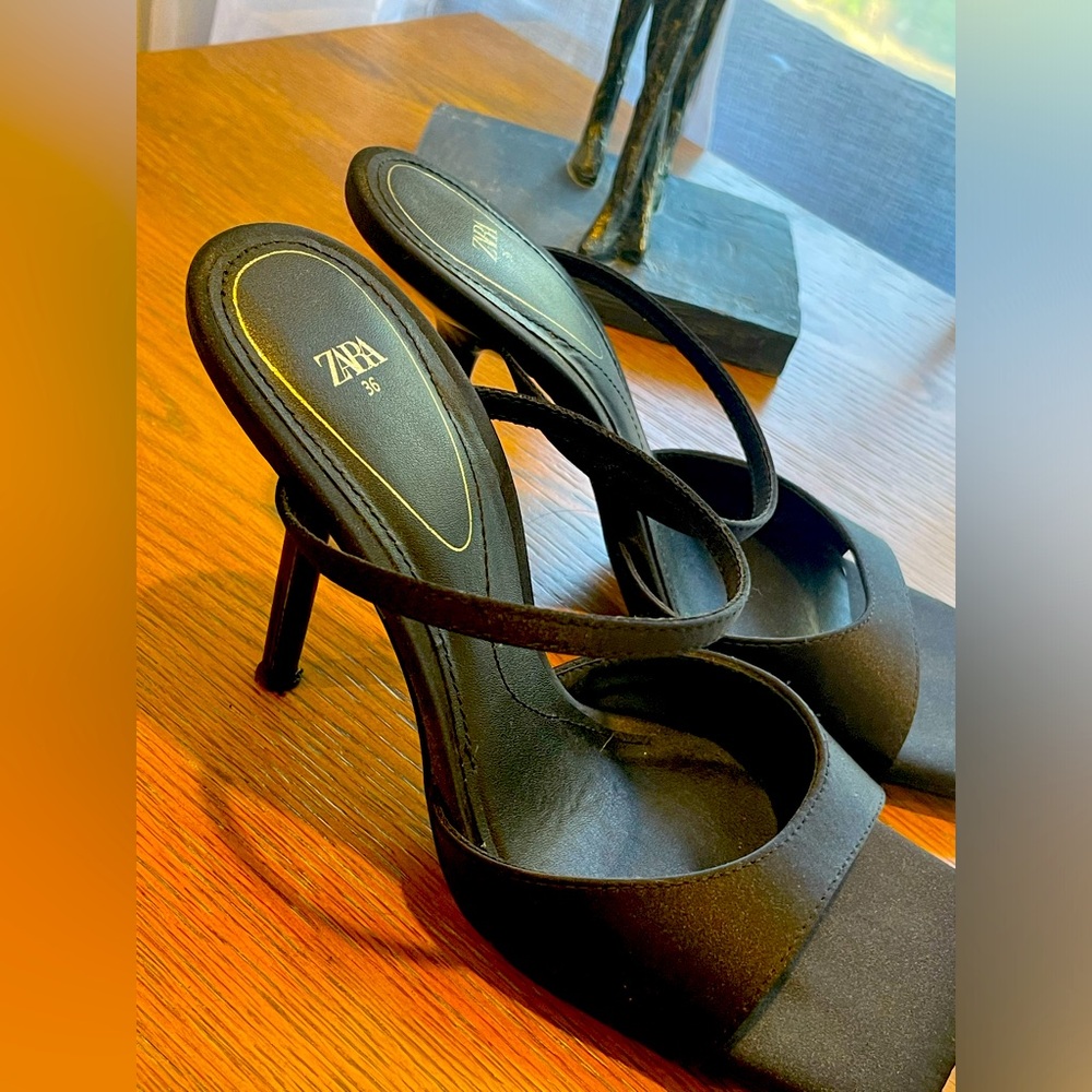 Zara slip on heels